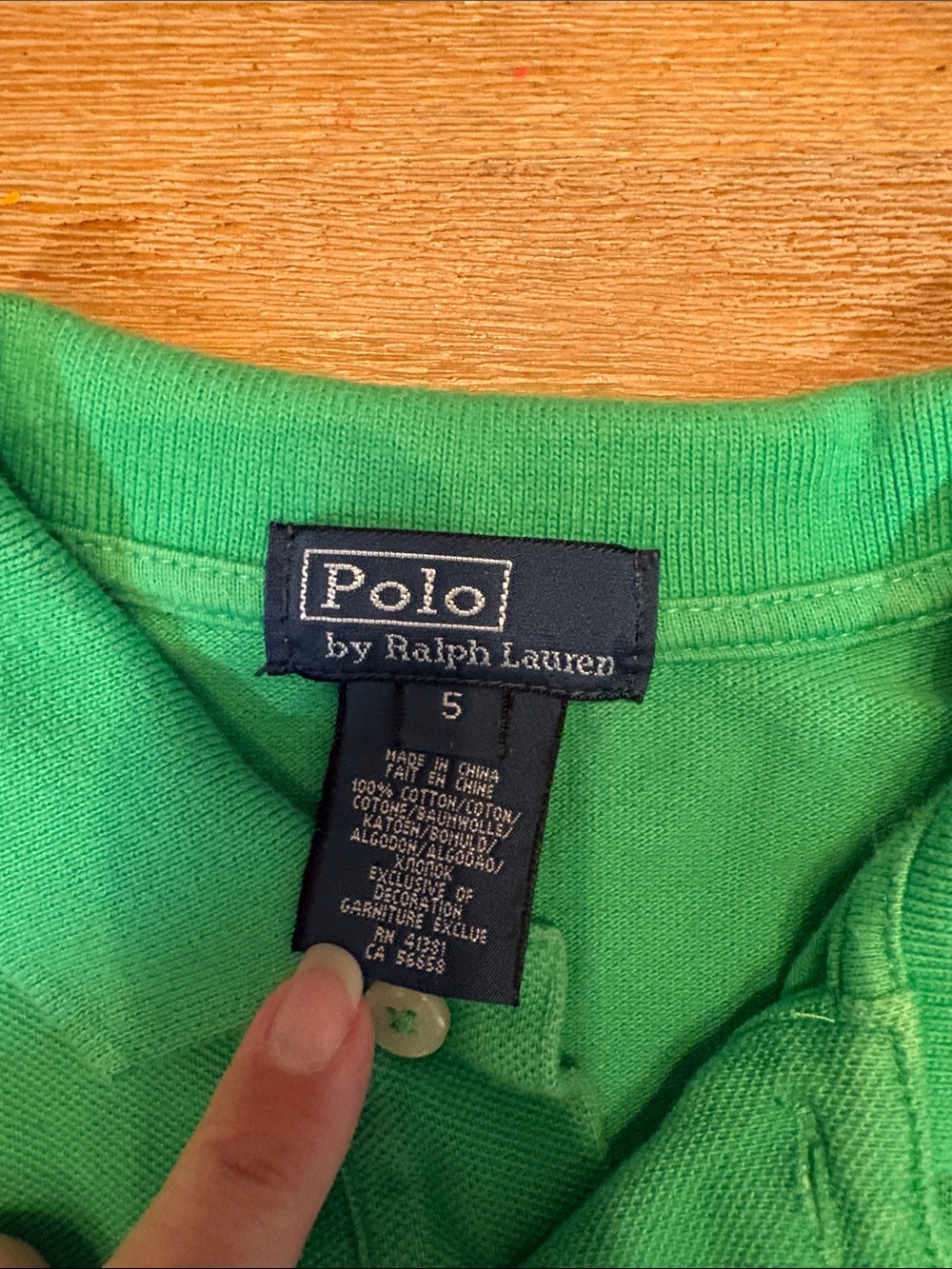 Polo by Ralph Lauren Kids Polo Tee Set - Purple, Green, Blue, Yellow - Picture 5 of 9